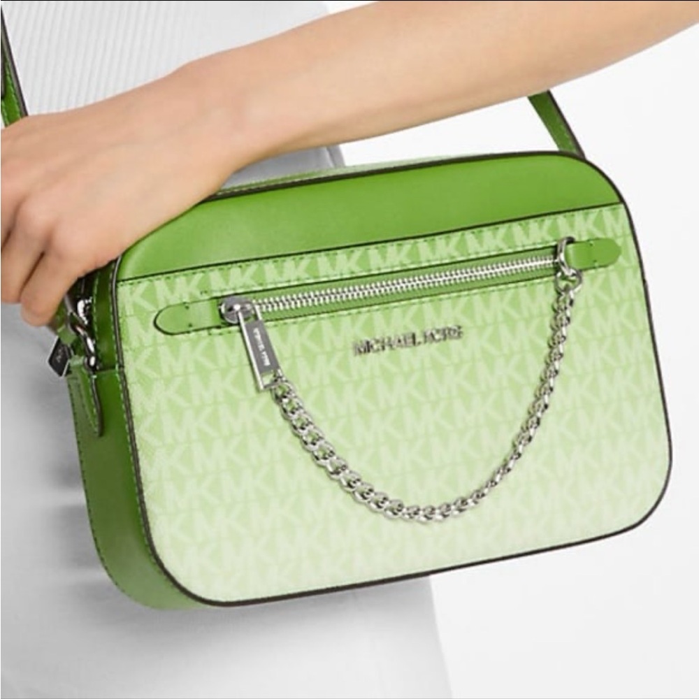 Michael Kors Jet Set Large East West Ombré Signature Logo Crossbody Body
Jungle - Picture 15 of 15